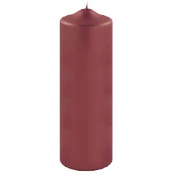 Bordeaux Metallic Candle 25cm